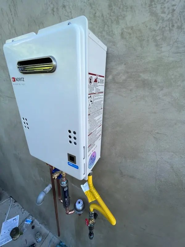 Tankless water heater installation for Austin Square homes