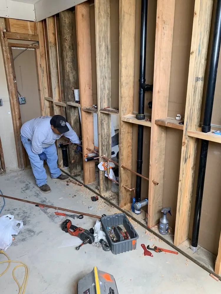 Commercial rough-in plumbing for Trenchless Sewer Repair in Austin Square